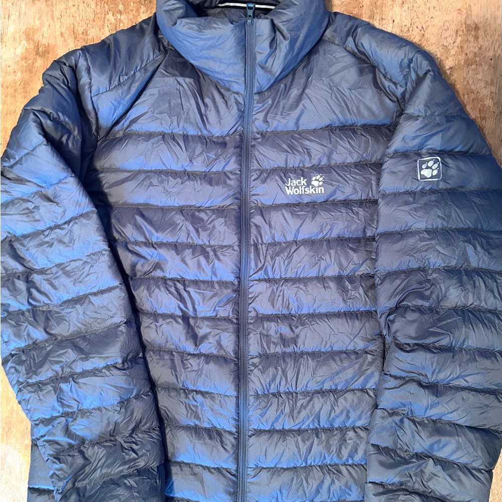 Jack Wolfskin Stormlock Packable Men's XL Smoke Gray Jacket